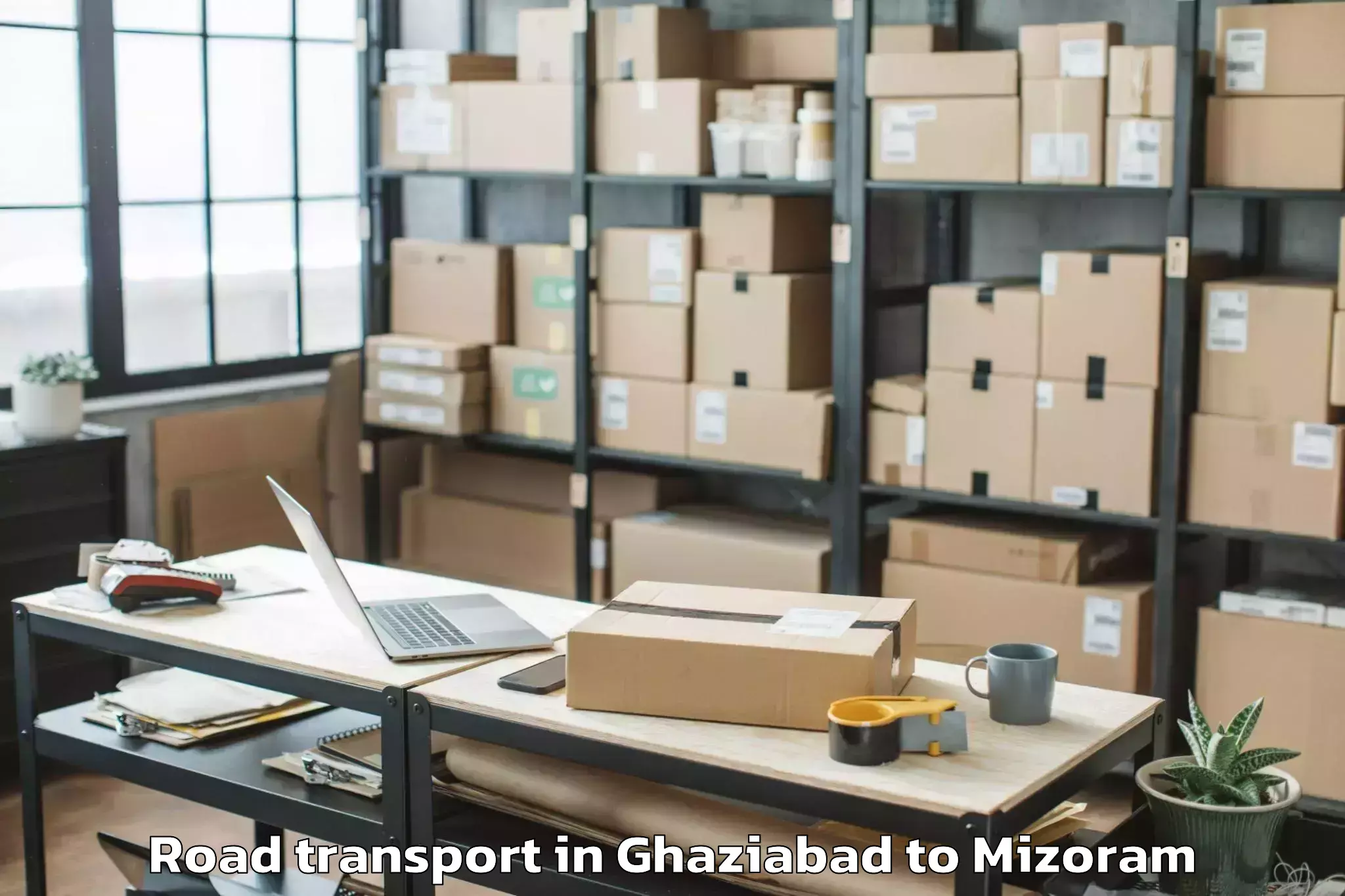 Get Ghaziabad to Sairang Road Transport